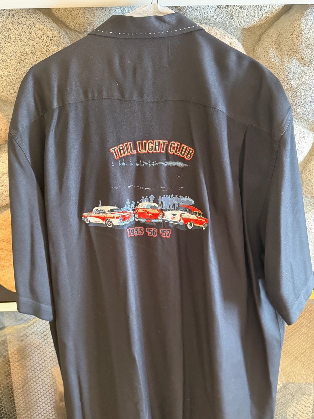 Nat Nast Luxury Originals Tail Light Club Bowling Shirt Men’s Large - Picture 3 of 4